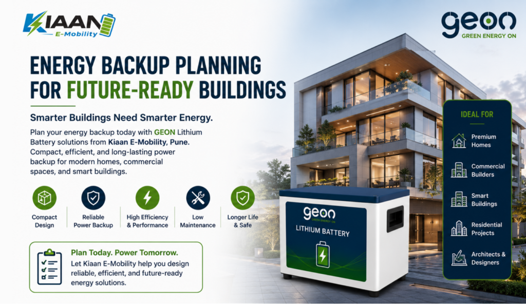 Designing Future-Ready Buildings: Why Architects Should Consider Energy Backup Early